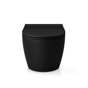 WC suspendu Sinto Black 2.0 – design noir et silencieux - Image supplémentaire