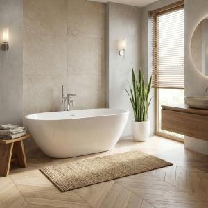 Baignoire îlot Irun 1600 – Un confort bien-être élégant - Image supplémentaire