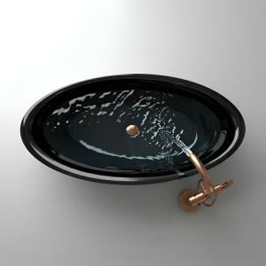 Baignoire îlot Reus Black 1800 – Noir - Image supplémentaire