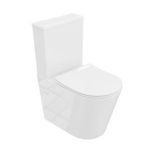 WC compact NEPTUN sans bride avec abattant frein de chute - Image principale