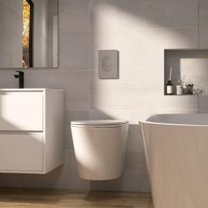 TOUT EN UN : GROHE bâti-support 4 en 1 Solido Start, ensemble WC encastré + cuvette WC suspendue - Image supplémentaire