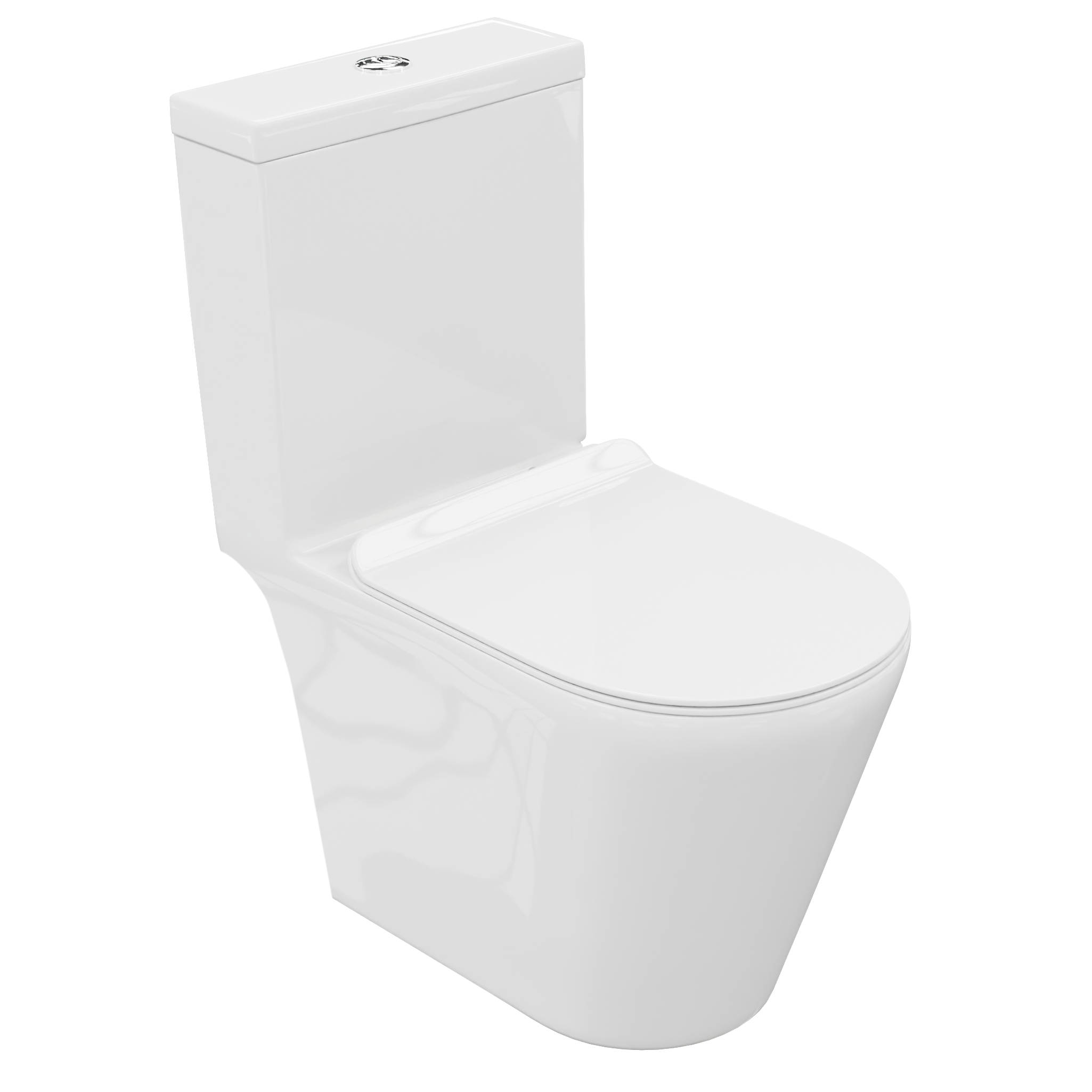WC compact Prestige Form 3.0 avec abattant blanc