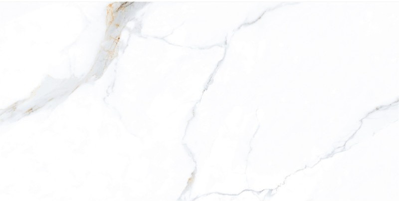 Carreau Roscoe White lappato, blanc clair, format 60 × 120 cm