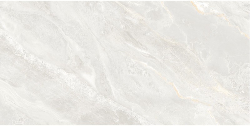Carreau Caolin Bianco blanc à finition lappato, format 60 × 120 cm