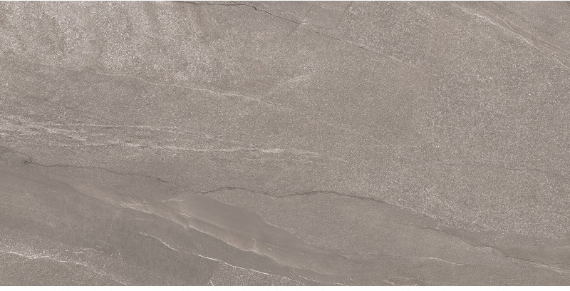 Grès cérame Aley Grey mat gris, format 60 × 120 cm