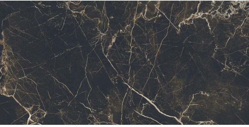 Carreau Moon Black noir mat au format 60 × 120 cm