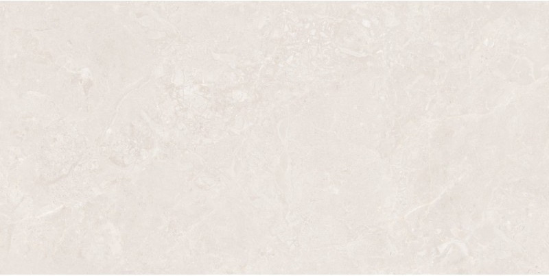 Carreau Caspain White lappato blanc aspect marbre, format 60 × 120 cm