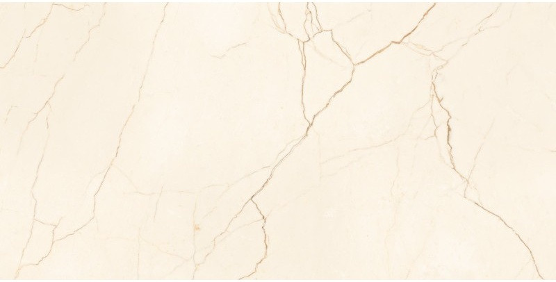 Grès cérame Caliza Crema à finition lappato, 60 × 120 cm