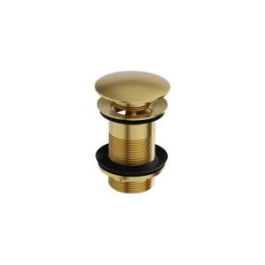 Bonde de vidage clic-clac sans trop-plein Orion Brushed Gold - Image principale