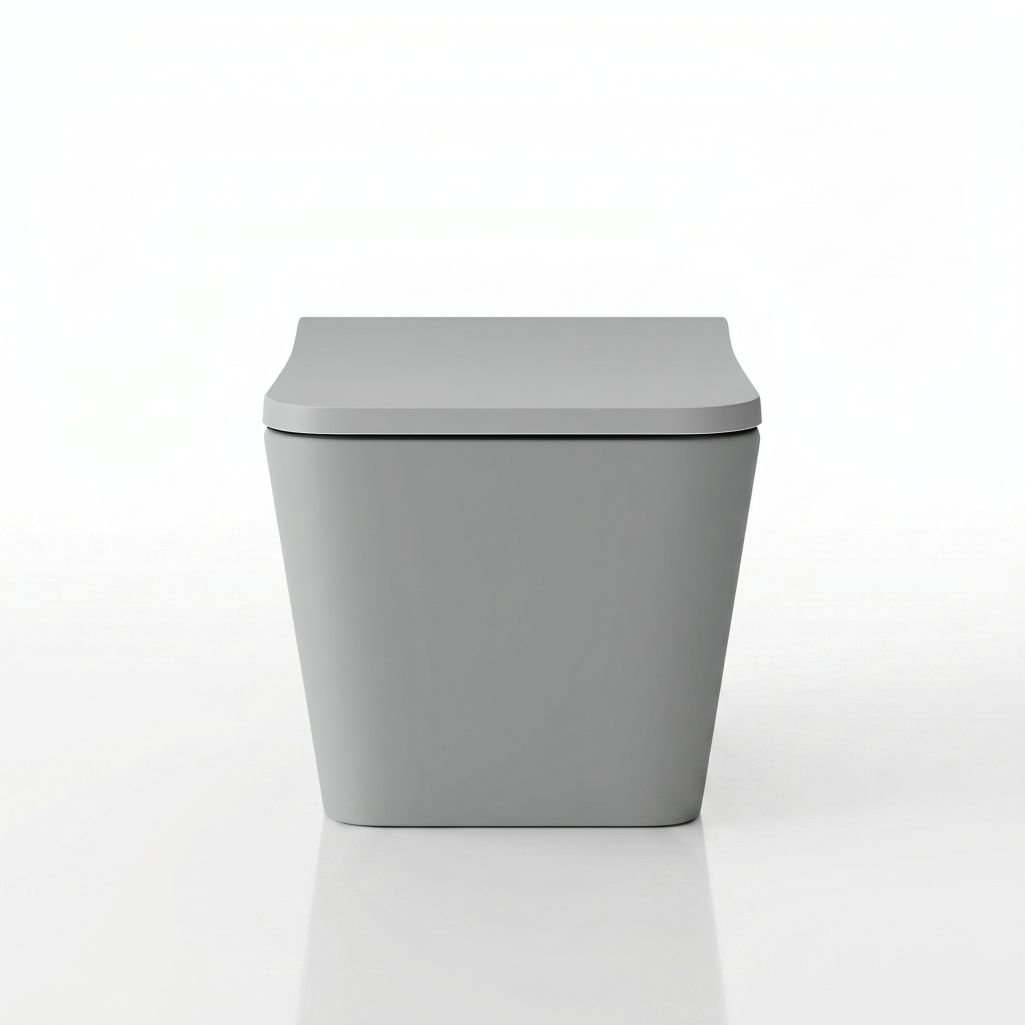 WC suspendu Lago Grey gris mat avec abattant gris en duroplast