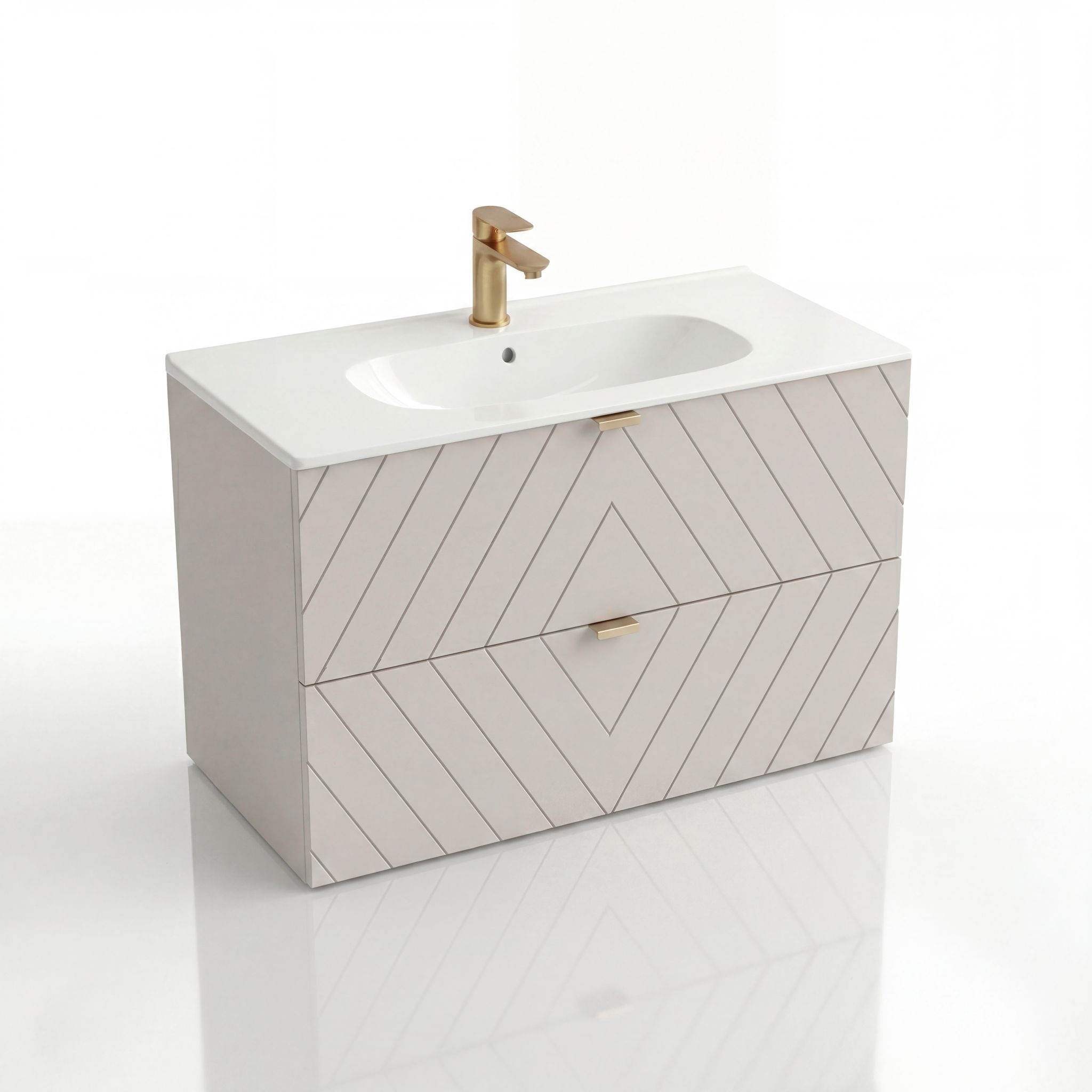 Meuble suspendu Varana 800, teinte sable