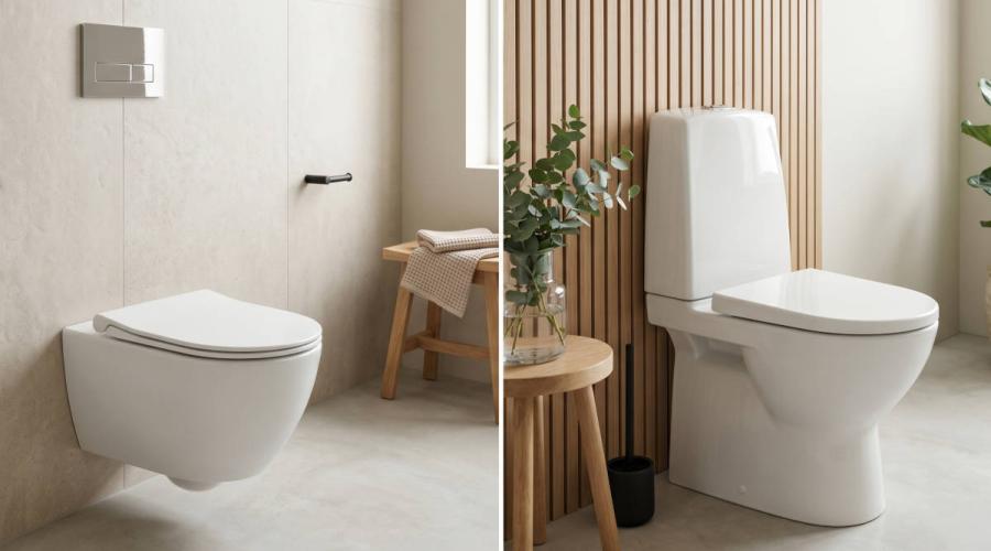 WC suspendu ou WC sur pied ? Ce que vous devez savoir avant de faire votre choix