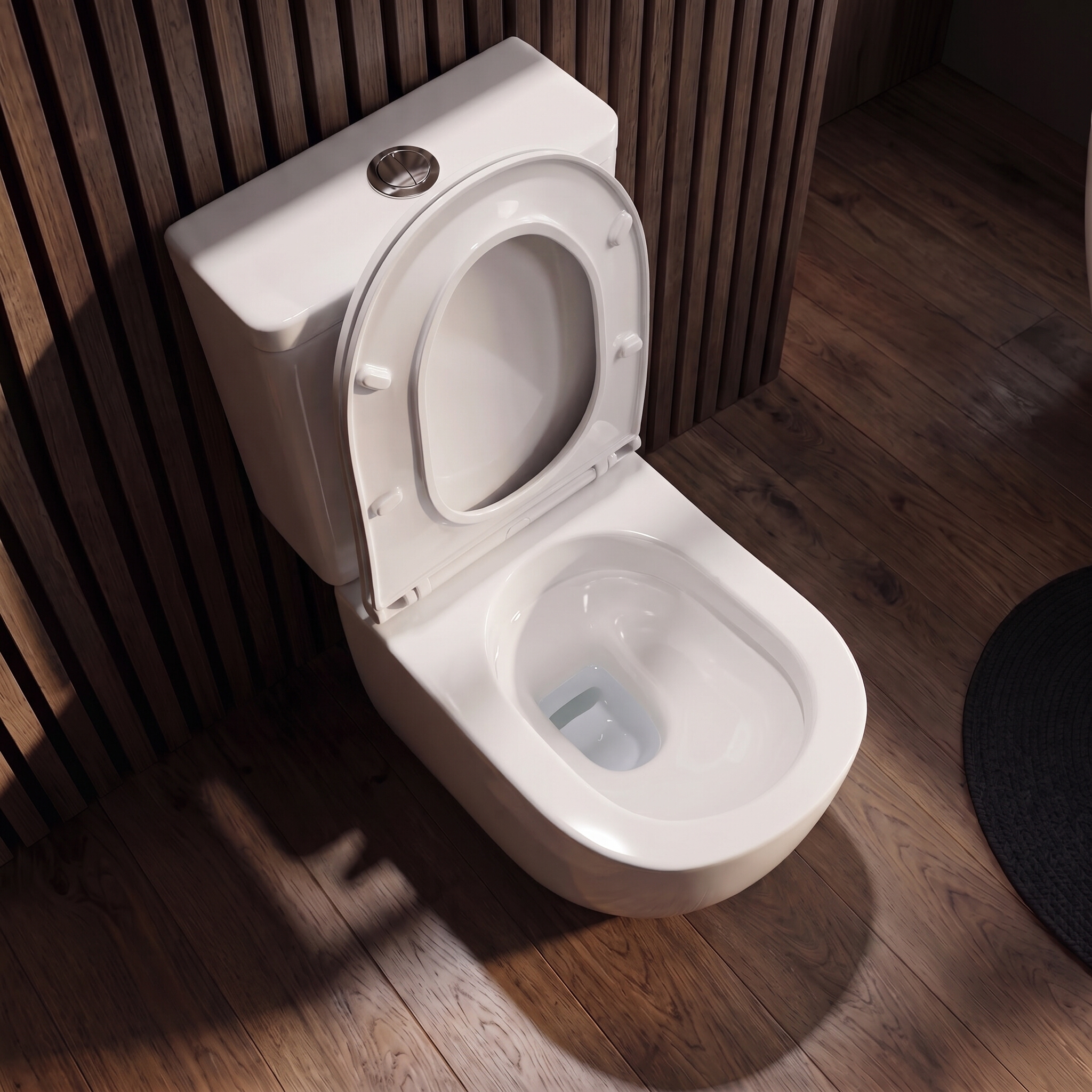 WC compact Ergoseat 3.0 blanc à poser au sol