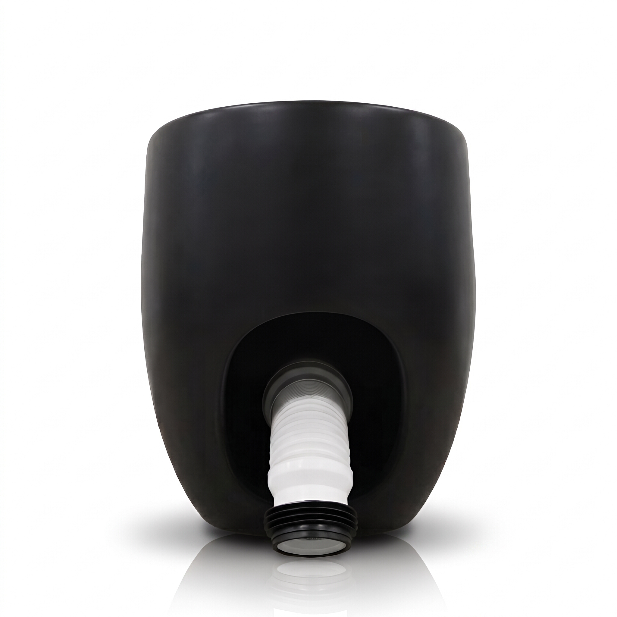 WC à poser SILIA RIM Black noir mat avec abattant