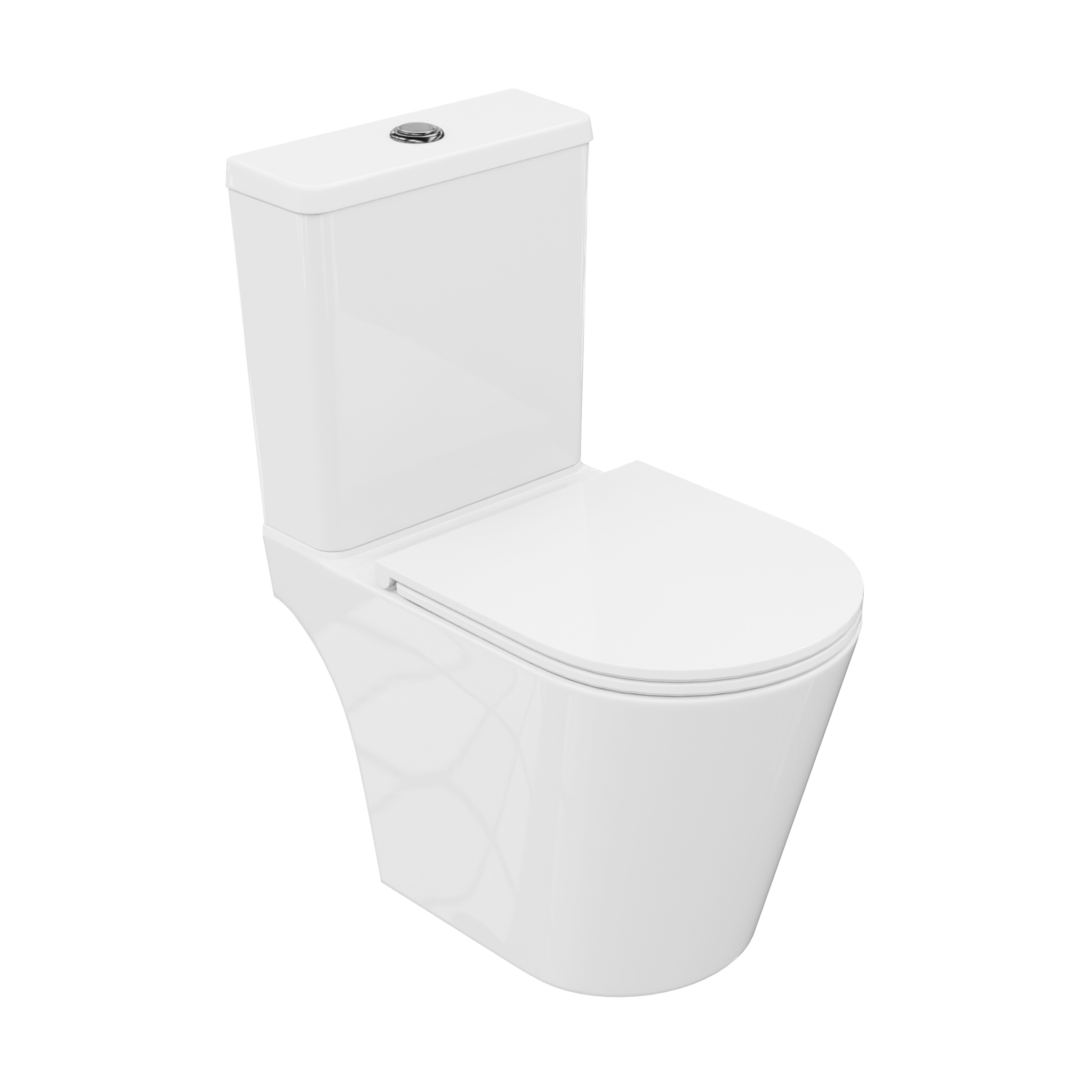 Pack WC à poser Neoflow 3.0 – sans bride avec abattant frein de chute en Duroplast