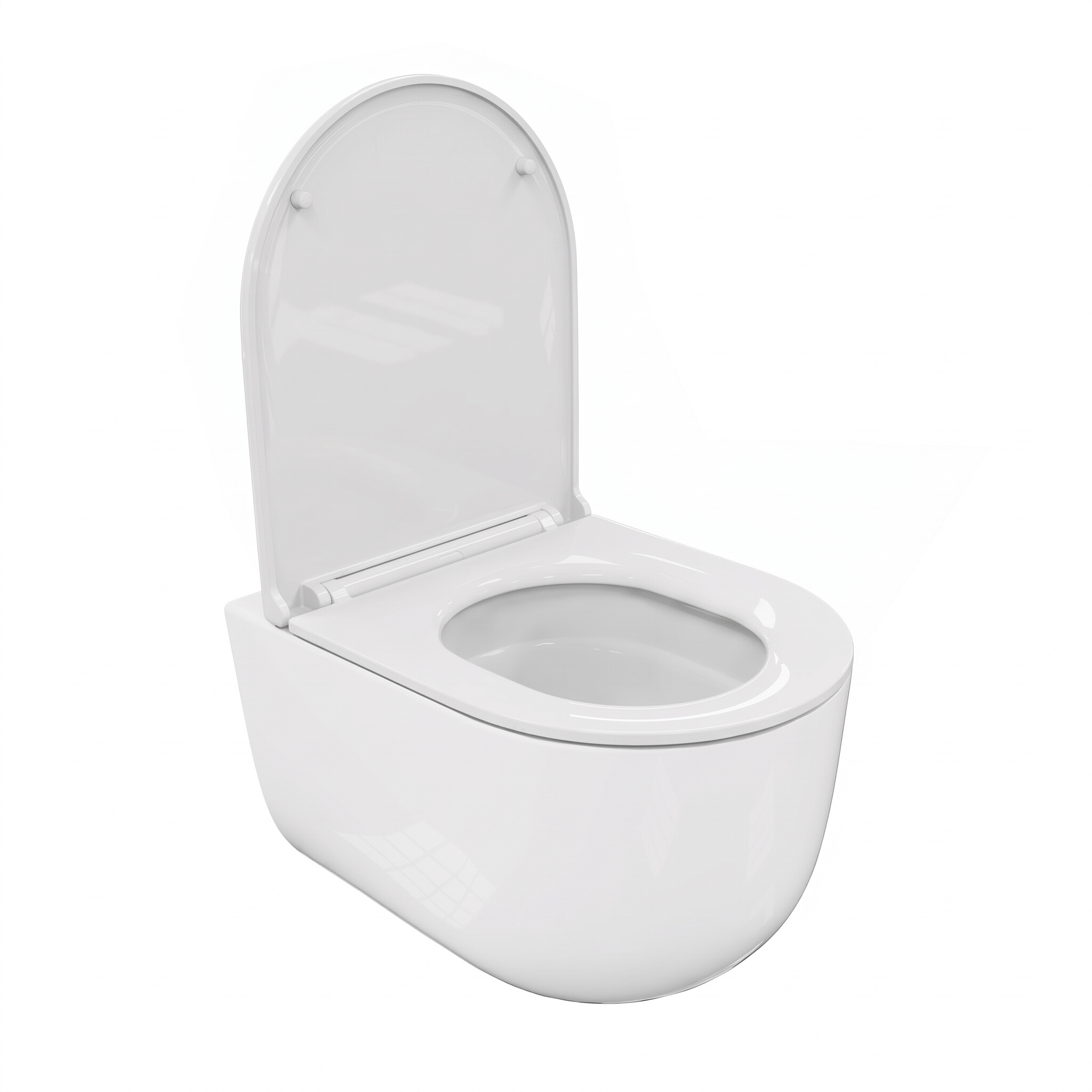 WC suspendu Rimo 3.0 avec abattant blanc en duroplast
