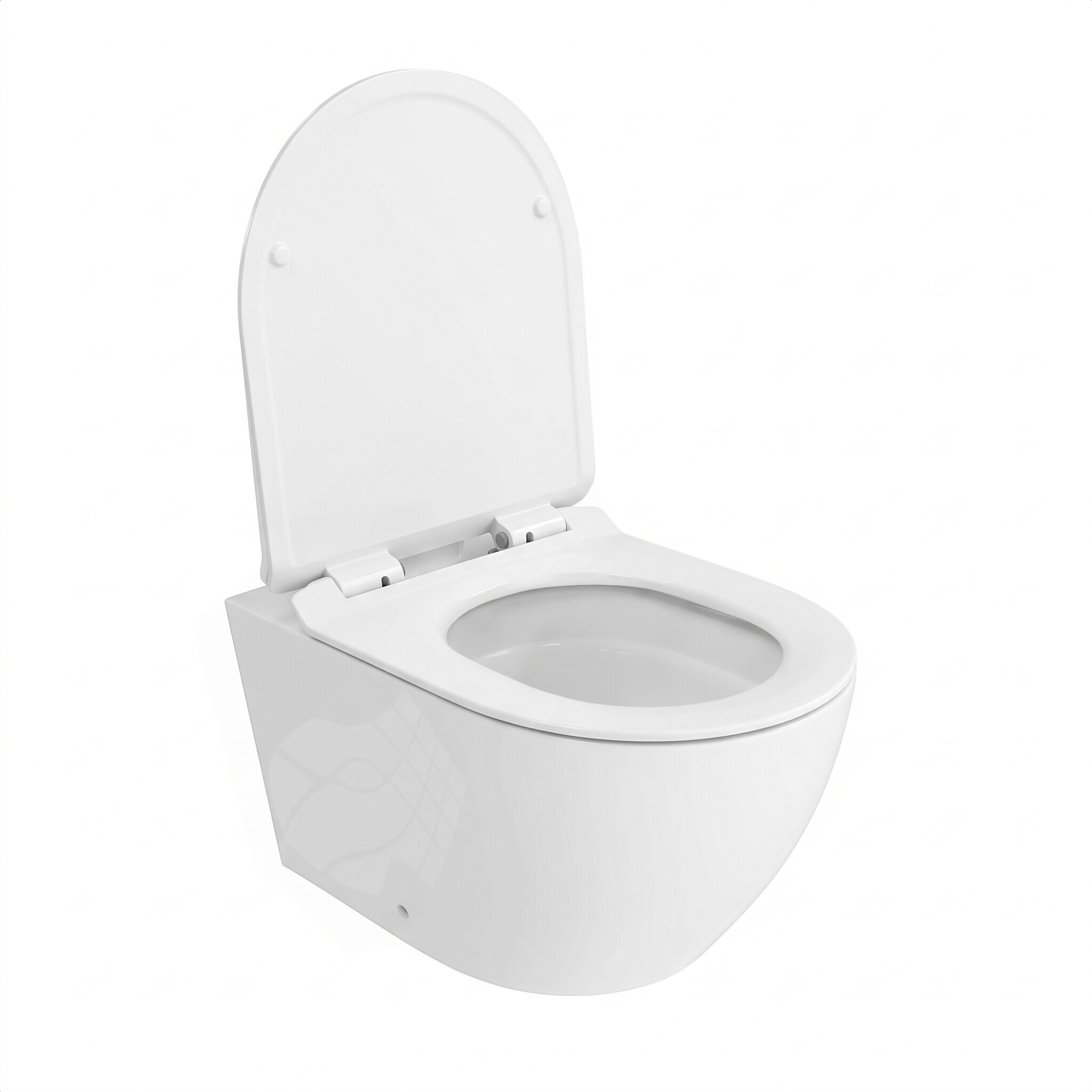 WC suspendu Sofi Slim 3.0 blanc brillant avec abattant Slim blanc
