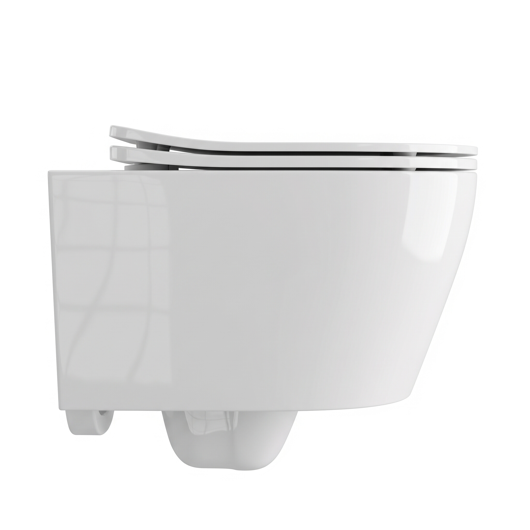WC suspendu PRAIA en blanc brillant