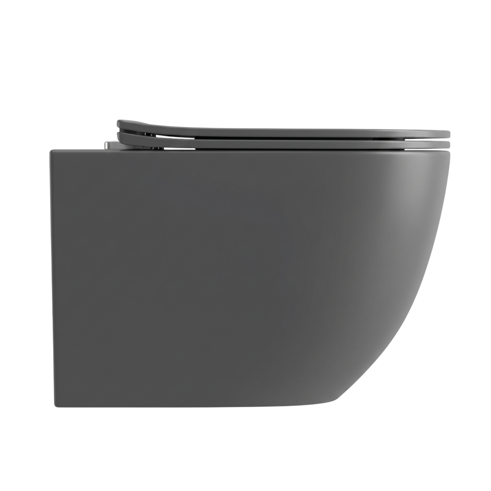 WC suspendu Sinto Grey 3.0 gris mat sans bride