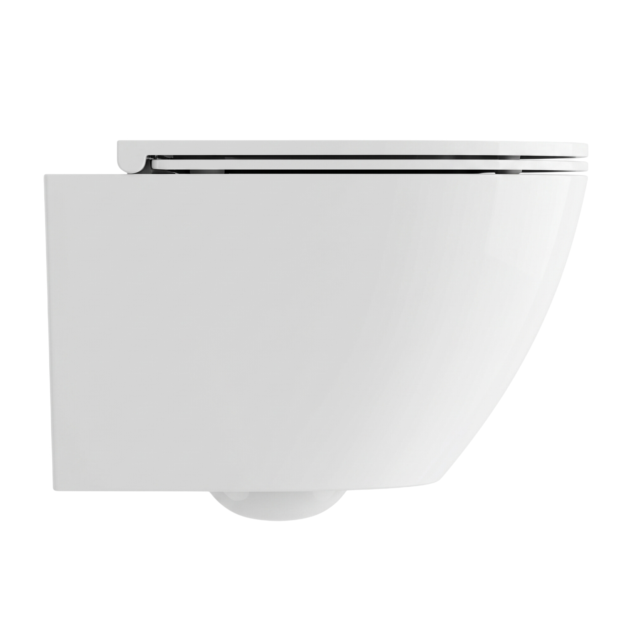 WC suspendu SOFI ONE blanc brillant avec abattant blanc