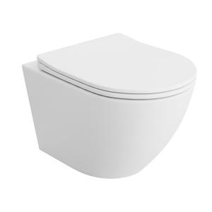 WC suspendu Sofi Slim White Mat 3.0 – blanc mat - Image principale