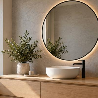 Choisir un miroir de salle de bain : taille, lumière, forme
