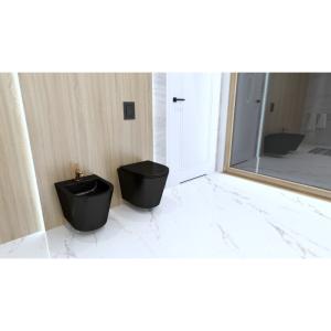 Bidet suspendu GALVE BLACK, noir mat - Image supplémentaire