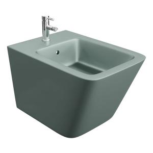 Bidet suspendu LAGO GREY – gris mat, design géométrique - Image principale