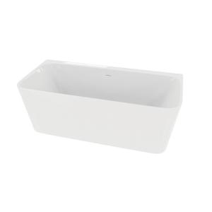Baignoire îlot ou adossée au mur MENSOLA 1700, rectangulaire, acrylique, blanche - Image principale