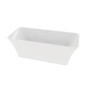 Baignoire îlot RILASSA 1700 – rectangulaire, blanche - Image principale