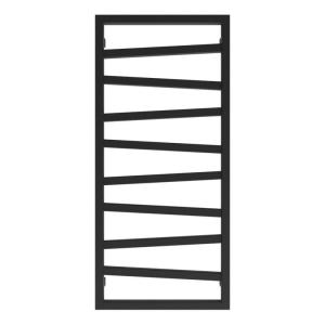Radiateur de salle de bain Frio Black 858, noir mat, 858 x 500 mm - Image principale