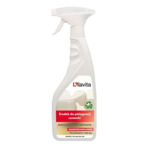 Lavita REMOVING SCALE DEPOSITS – nettoyant pour céramique anticalcaire, flacon vaporisateur de 500 ml - Image principale