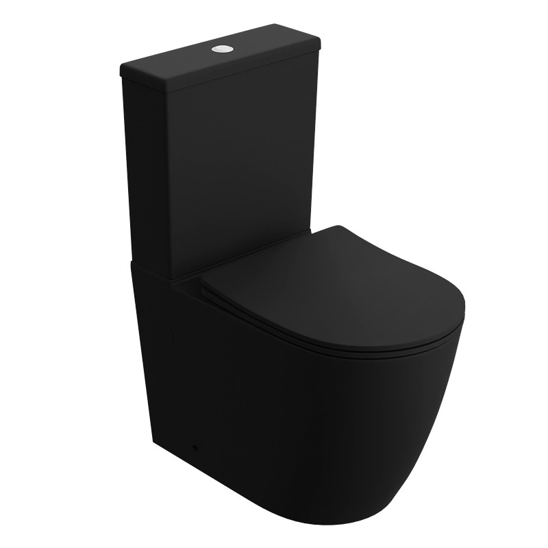 WC compact NAUTILIUS BLACK – noir mat