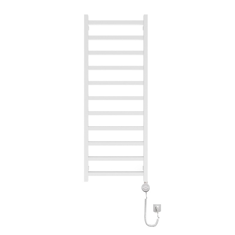 Sèche-serviettes électrique Lungo White 1320 blanc avec résistance chauffante blanche