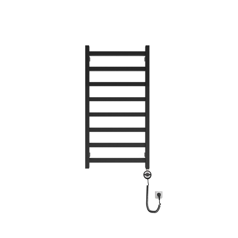 Sèche-serviettes électrique Lungo Black 960 avec résistance électrique Black