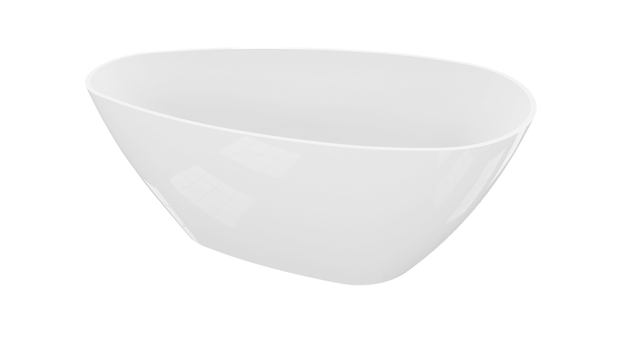 Baignoire îlot PIETRA 1500 Snow White Glossy en blanc brillant