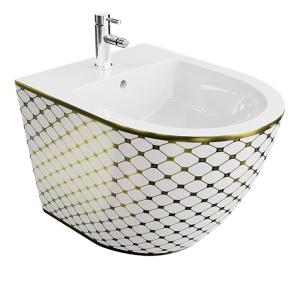 Bidet suspendu Sofi Checked Gold - Image principale