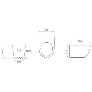 Bidet sur pied Sofi - Image supplémentaire