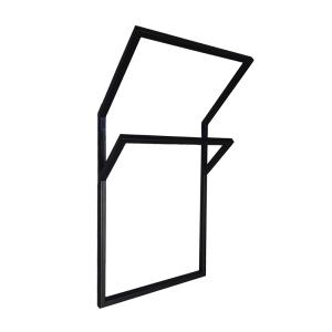 Porte-serviettes Tasos 850 – porte-serviettes de salle de bain moderne en noir - Image principale