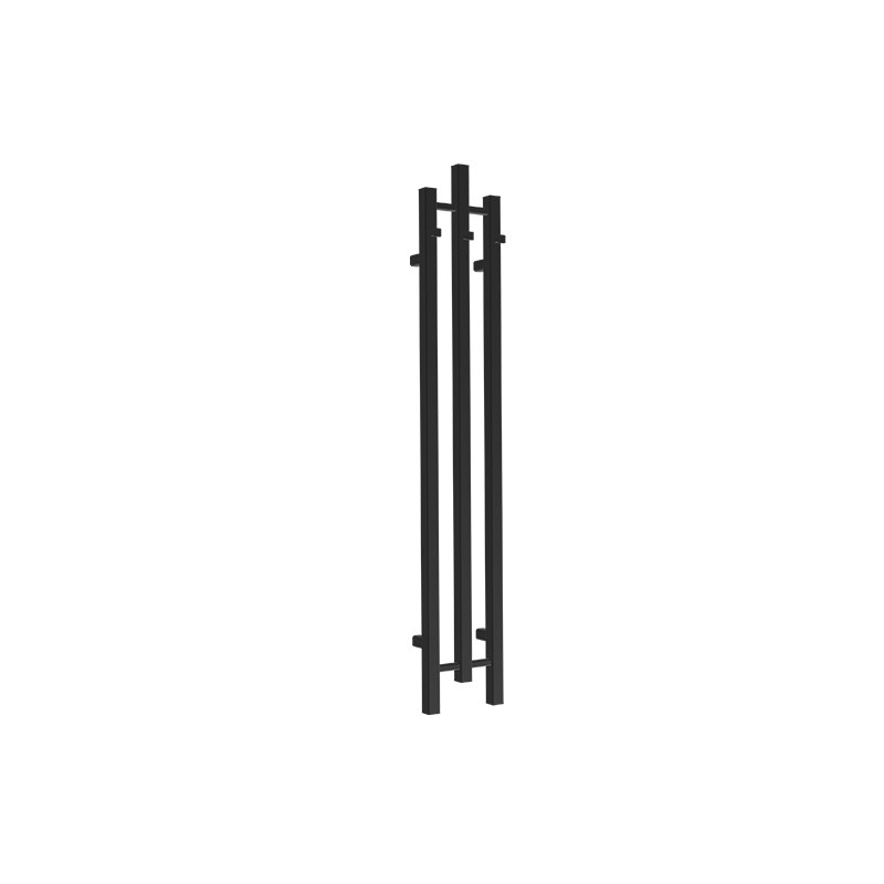 Radiateur de salle de bain Calentador QR 2 Black 1200, noir mat (1200 x 205 mm)
