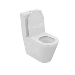 WC compact Anton 2.0 avec chasse d'eau tourbillonnaire – économe en eau et durable - Image supplémentaire