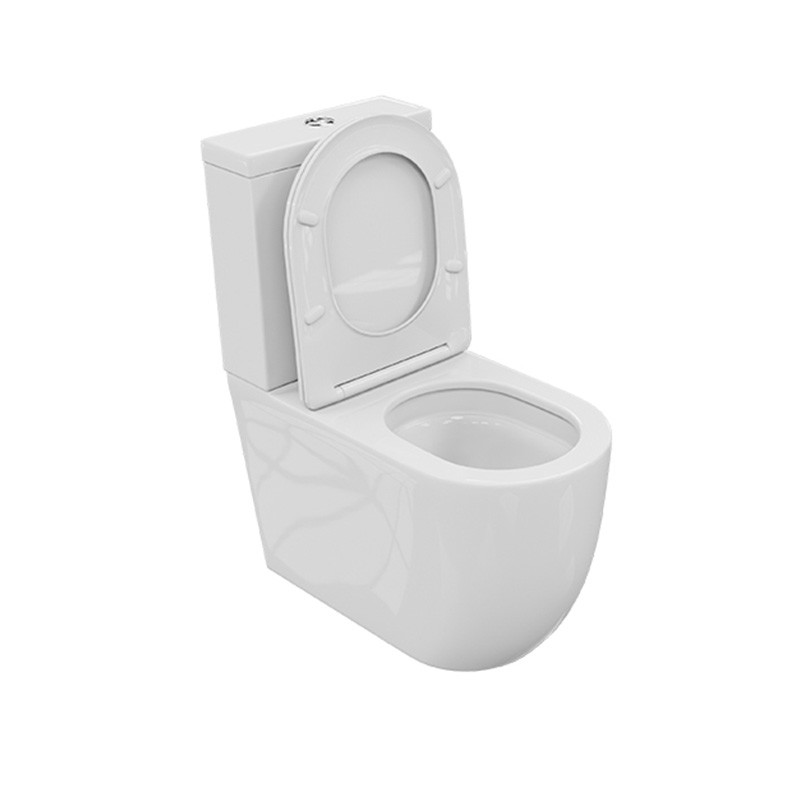 WC compact à poser Runson 2.0 blanc brillant