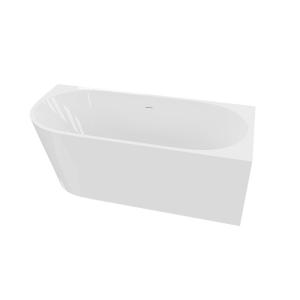 Baignoire d'angle autoportante et adossable au mur Caldera 1700 gauche - Image principale