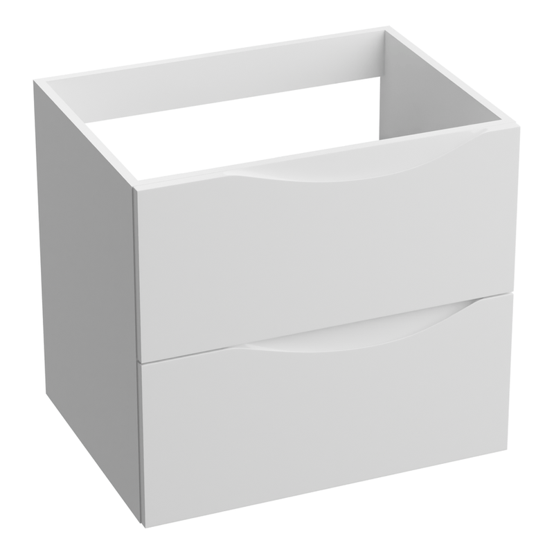 Commode suspendue Kolorado 600 – meuble de salle de bain sans découpe pour siphon