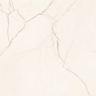 Grès cérame émaillé Caliza Crema à surface mate en relief, format 60 × 60 cm