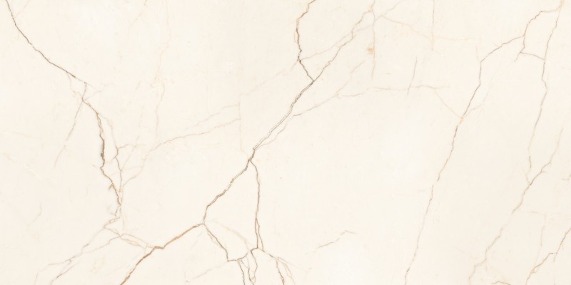 Grès cérame Caliza Crema mat/carving crème en grand format 60 × 120 cm
