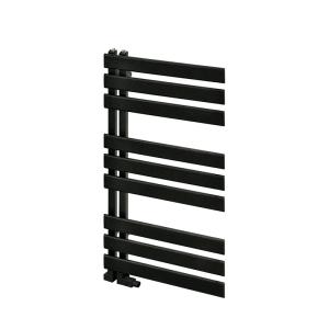 Radiateur sèche-serviettes Flank Black 750 – noir mat avec une précise - Image principale