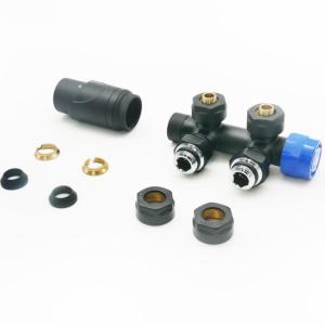 Lavita Set thermostatique Zen, version combinée, noir - Image principale