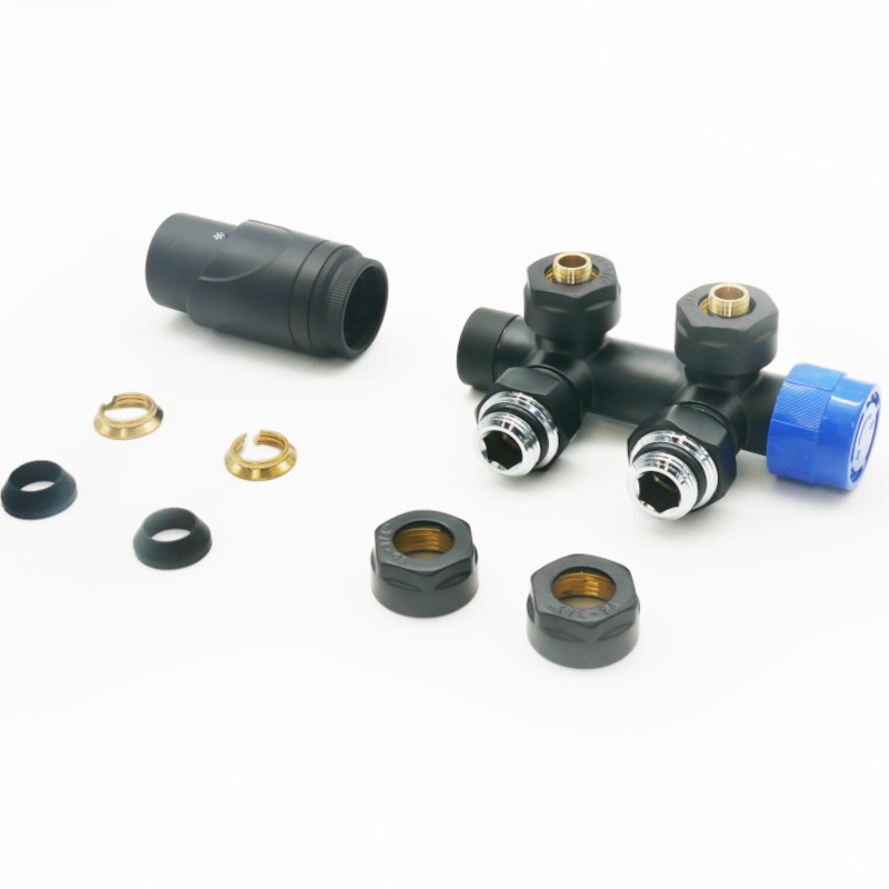Lavita Set thermostatique Zen, version combinée, noir