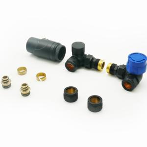 Set thermostatique axial Lavita Opti – Noir - Image principale